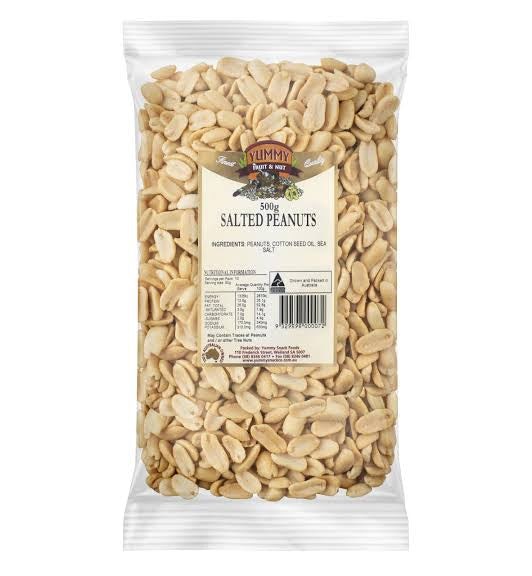 Nuts Peanuts Roasted and Salted (Australian)