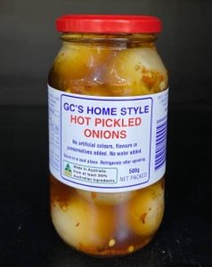 Pickled Onions Hot (Jar)