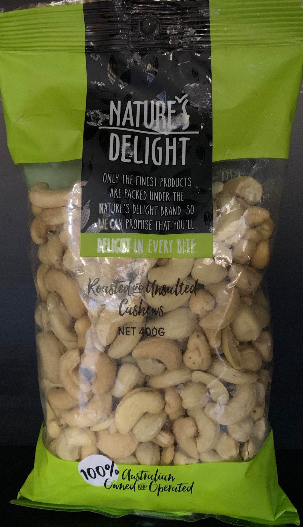 Nuts Cashews Roasted and Unsalted